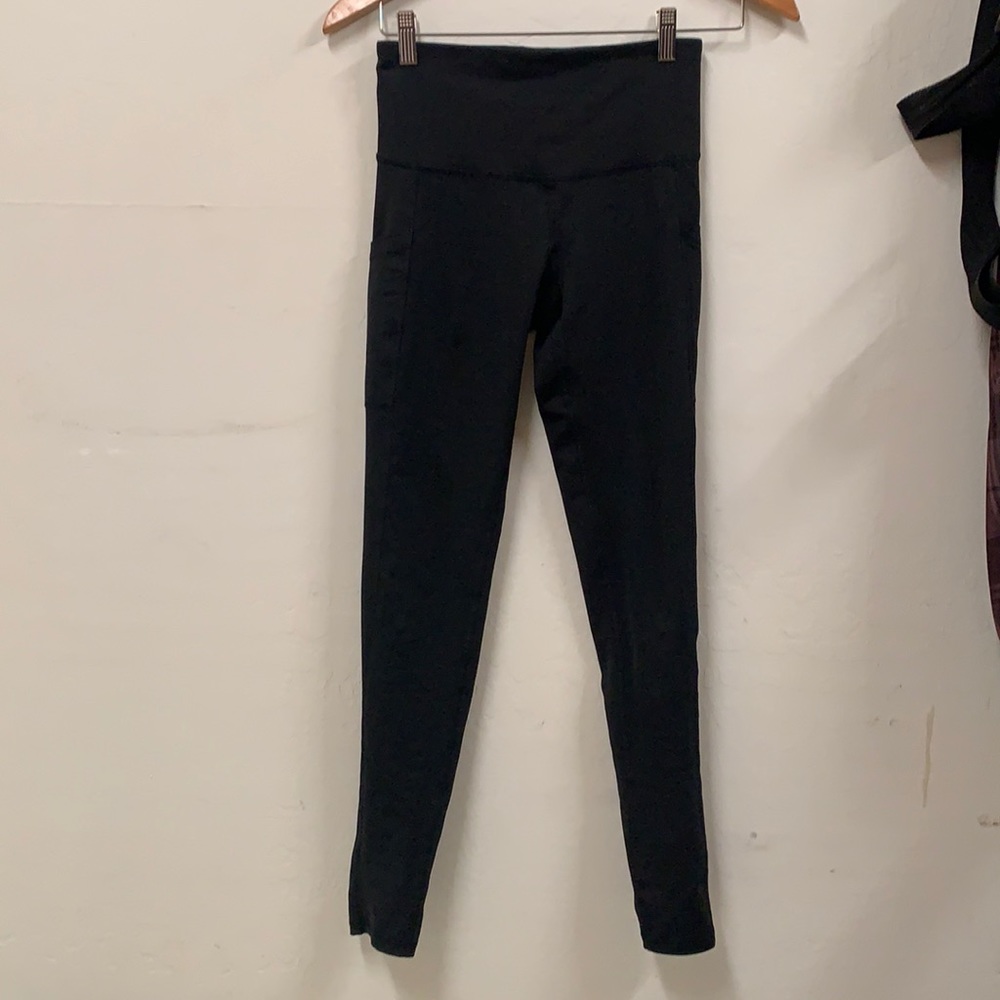 Black full length leggings